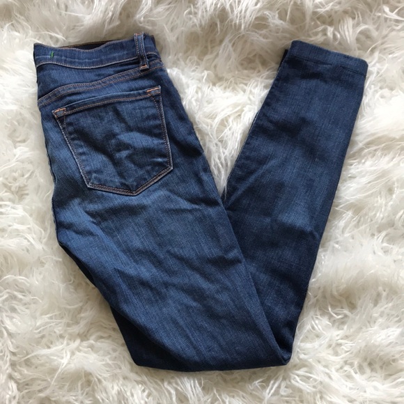 J BRAND SKINNY LEG DARK‎ WASH JEANS - Picture 1 of 8
